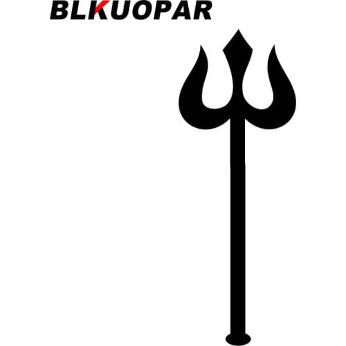 BLKUOPAR for Trident Weapon Car Stickers Creative Scratch-Proof Decals Sunscreen Personality Caravan Trunk Decor Car Styling