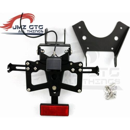 For SUZUKI GSXR1000 2009 10 11 12 13 2014 Motorcycle Tail Tidy Fender Eliminator Registration License Plate Holder LED Light