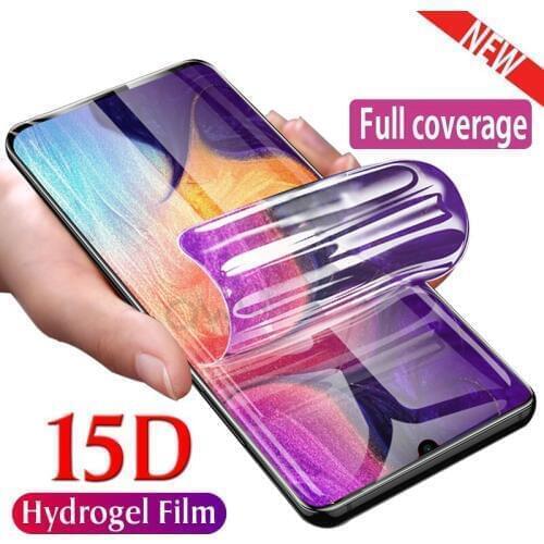 Transparent Full Cover For ZTE Blade A5 A7 2020 Screen Protector Hydrogel Film For ZTE Blade 10 Prime Protective Film Not Glass
