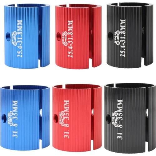 Bicycle Handlebar Conversion Sheet 25.4 Turn 31.8MM/31.8 Turn 35MM Installation Aperture Transformer Stem Gasket Bike Accessory