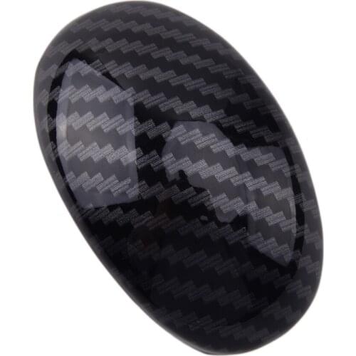 Interior Gear Shift Lever Knob Cover Trim Cap Carbon Fiber Style Black ABS Fit for Hyundai Elantra 2011 2012 2013 2014 2015 2016