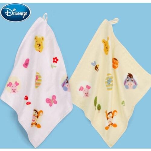 Disney 1pcs Mickey Minnie cotton gauze square towel baby handkerchief saliva towel sweat towel soft towel 30x30cm kids gifts