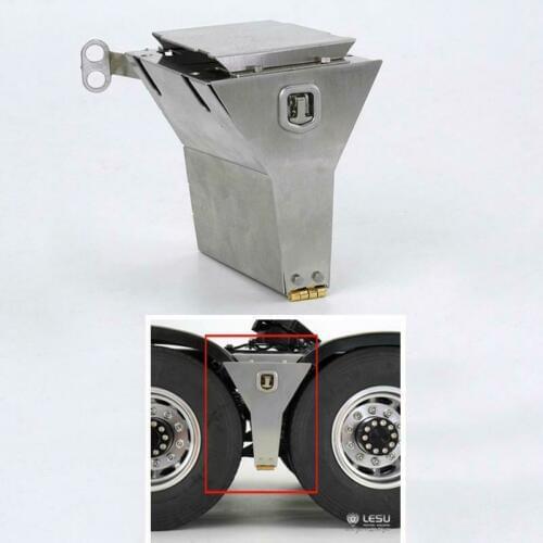 LESU RC 1/14 Metal Mudguard Toolbox DIY TAMIYA Tractor Truck Car Dumper Trailer TH15076-SMT5