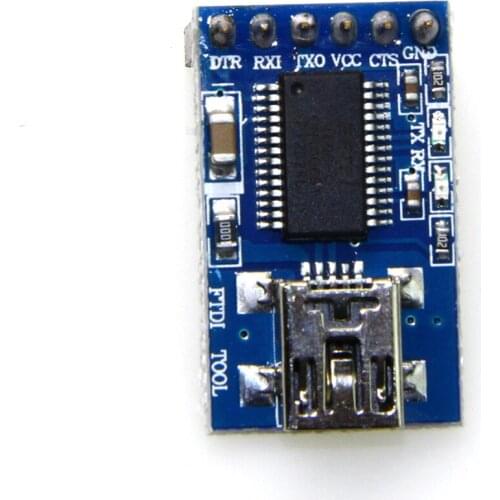 FT232RL USB to Serial adapter module Mini USB TO RS232 For Arduino pro mini (welding short row mother pin)