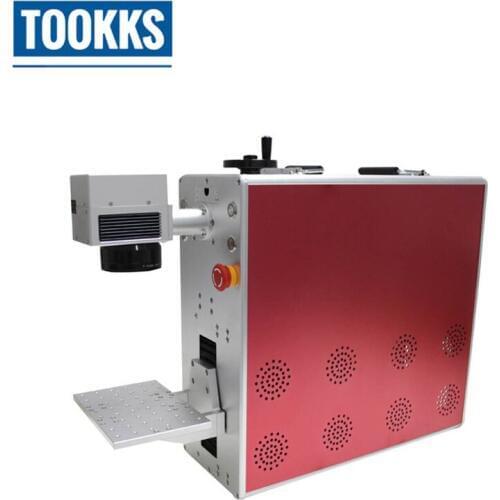 Desktop Fiber Laser Marking Machine For Metal Engraving PCB/ABS Shell/Chips/Plastic Marking Phone Back Cover Glass Separating