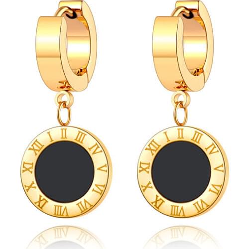 Женские золотые серьги NFS JEWELRY China At AliExpress