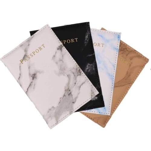 Men Women Passport Cover Travel ID Credit Card Passport Holder Protect Cover Bank Card Passport Business PU Leather Wallet Case