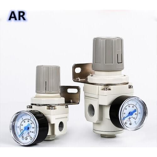 AR2000 regulator 1/4 3/8 1/2Pressure regulating valve AR-2000 Air compressor pressure relief valve, Gas Source Processor