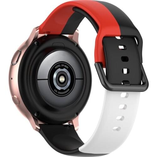 20mm Rubber Watch band For amazfit GTS 2 strap for Huami amazfit GTR 42MM/GTS/BIP Lite Silicone Loop Wrist Bracelet watchband