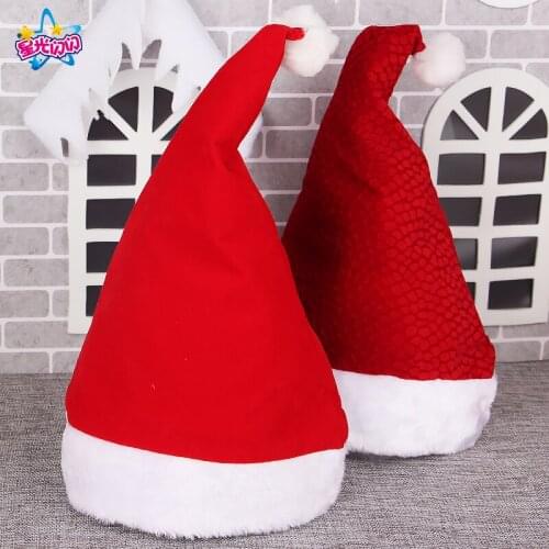 Christmas hat accessories decoration children adult Santa Hat Christmas Baby Gift Items