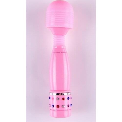 Sex Toy for Couple Fashionable Multi-Speed Vibrating Diamond Portable Magic AV Wand Body Massager Love Sex Toys Adult ST117