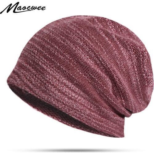 Men and Womens Beanies Hat Spring And Autumn Hedging Cap Outdoor Sports Windproof Hats Soft New Fashion Wild Bean Bean Caps