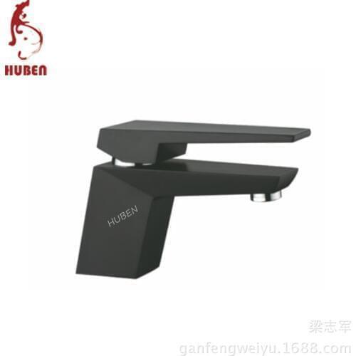 Tiger ran black paint American craft basin washbasin face plate full bathroom faucet copper hot and cold lengthen audience pots