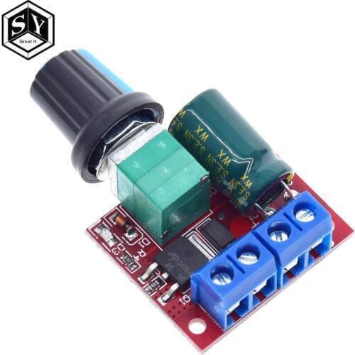 GREAT IT DC 4.5V-35V 5A 20khz LED PWM DC Motor Controller Speed Control Dimming Max 90W Newest