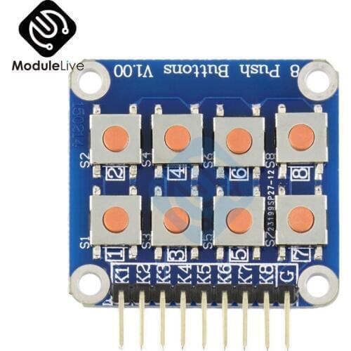 2x4 Keypad 4x2 Keypad 8 push buttons V1.00 Key Board Matrix Keyboard Button for Arduino AVR PIC 8 Digits