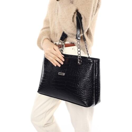 Black Women Big Chain Bag, women accessory