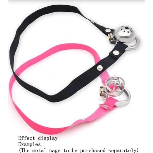 Elastic Band Male Chastity Device Auxiliary Belt Adjustable Rope Scrotum Ring Underwear Woman Lesbian Tools Adult Toys for Man