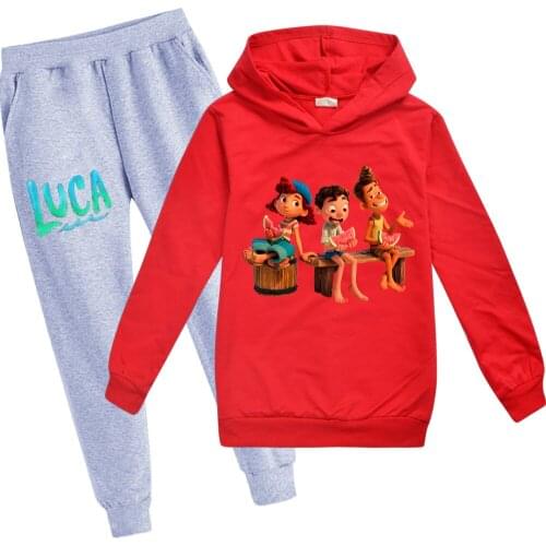 Boy Set Halloween Boys Casual luca Hoodie T Shirt Tops Pants Trousers Outfits Clothes Children Girl Sport Suits Kids Clothing