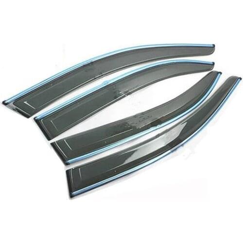 For Nissan Qashqai J11 2015~2021 ABS Window Visor Vent Shade Rain Sun Guard Deflector Awnings Shelters Covers Car Styling