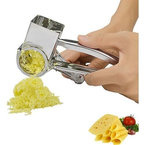 Stainless Steel Kitchen Rotary Cheese Grater Multifunctional Vegetable Slicer Shredder Chocolate Cutter Gadgets Tool Accessories