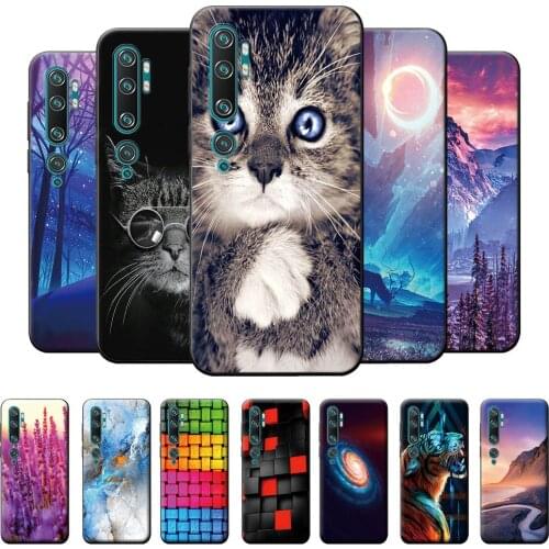 For Xiaomi Note 10 Case Matte Back Cover For Xiaomi Note 10 Silicone Soft Phone Case For Xiaomi Note 10 TPU Case Xiaomi Note 10