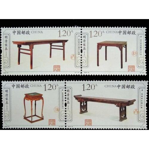 Ming and Qing furniture, China Traditional Cultural Spirit Postage Stamps , All New For Collecting 2012-12