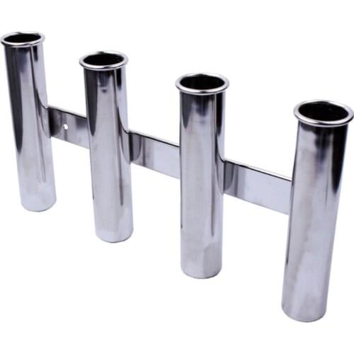 4 Link Tube Wall-mounted Pod Rack for Marine Boat Yachts Side Slide Mounting Ship Hardware Accessories Sturdy Strong