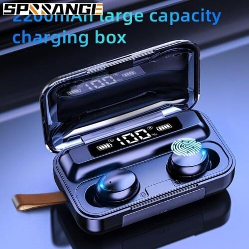 TWS Bluetooth 5.0 Earphones Charging Box Wireless Headphone 9D Stereo Sports Waterproof Earbuds Headsets With Microphone