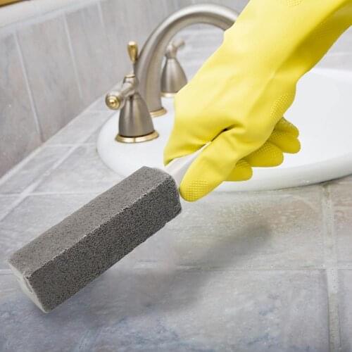 Portable Toilet Brush Bathroom Cleaning Multi-function Pumice Durable Gap Cleaning Stick Toilet Cleaner Brush Bathroom Gadgets