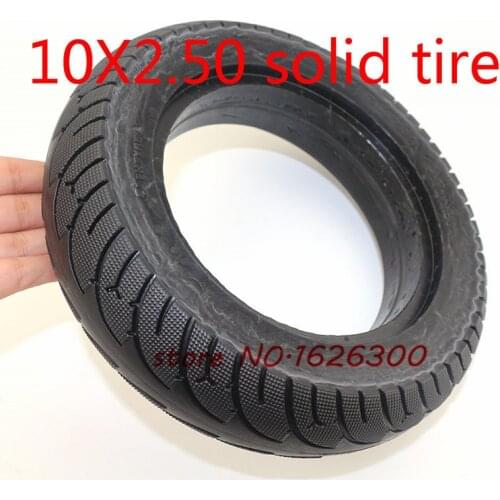 Size 10 inch solid tyre10x2.50 Tire fits Electric Scooter Balance Drive Bicycle Tyre 10x2.5 inflatable Tyre and inner tube