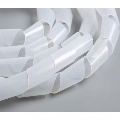 3.6m sleeves winding pipe PE plastic sleeve wire management spiral wrap sleeving band