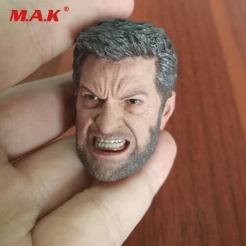 Angry Version Head Sculpt 1:6 Scale Head Carving Model for 12 inches Male Action Figure