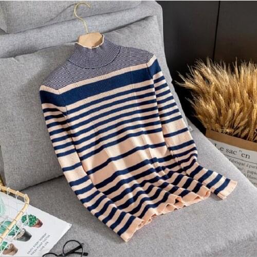 Sweaters Autumn Winter Thick Warm Turtlnecks Top Blouse Elegant Slim Fit Soft Women Knitted Jumper Pullover Sweaters