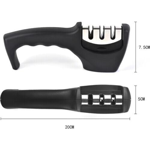 Knife Sharpener 3 Stages Professional Kitchen Sharpening Stone Grinder knives Whetstone Tungsten Diamond Ceramic cooking tools