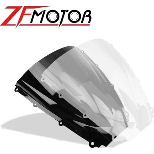 Motorcycle doubel bubble windshield windscreen For Triumph Daytona 675 675R 2006 2007 2008 06 07 08