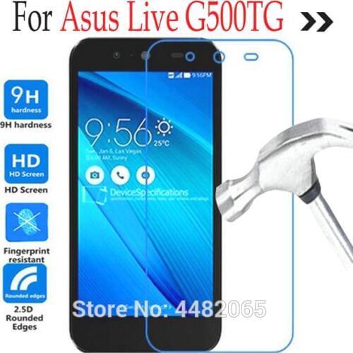For ASUS Live G500TG / Asus Zenfone Live Tempered Glass Screen Protector Cover Protective Film Case On ASUS GO Live G500TG
