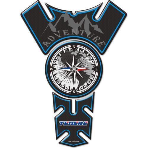 1200 Tank Pad Protector 3D Stickers For YAMAHA ADVENTURE TOURING TENERE 700 1200 XT1200Z SUPER Sticker Decal Fuel Gas Anti Slip