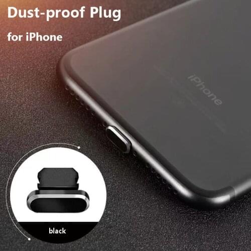Universal Multi-color Dust Cap Dust-proof Plug for iPhone Charging Port Suitable for iPhone 11 iPhone 12