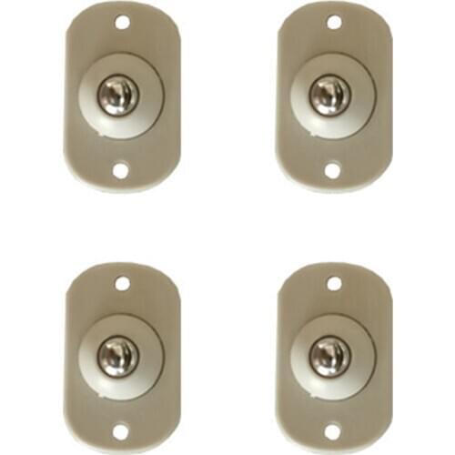 4PCS Adhesive Casters Pulley Rollers or Cabinet Drawer Storage Trash Can Home Small Furniture Hardware Wheel Box Skateboard