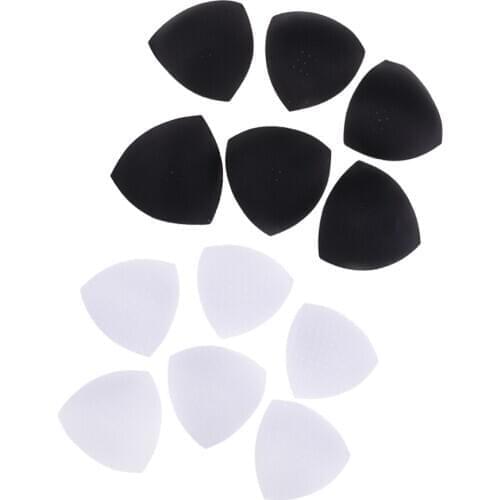 6 Pairs Foam Bra Pads Triangle Push -Up Insert for Women Bikini Swimsuit Swimwear
