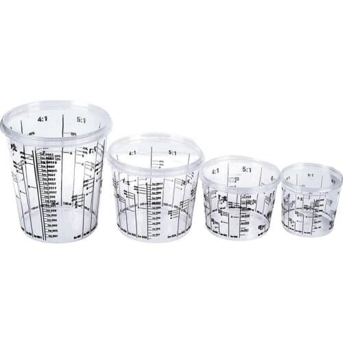 Automotive Speciale Verf Schaal Cup (385Ml/750Ml/1400Ml/2300Ml) verf Cup Maatbeker Verf Tank Surer Cup Met Cover