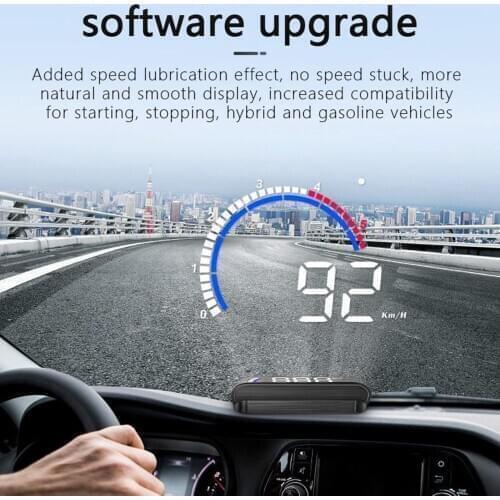 M13 Car HUD Head Up Display OBD2 II EUOBD Overspeed Warning System Projector Windshield Auto Electronic Voltage Alarm