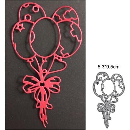 Bow balloon Metal Cutting Dies Stencils for DIY Scrapbooking Decoration Embossing Handcraft Die Cut