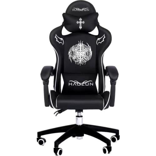 Black Cool cartoon chairs students dormitory comfortable computer chair home gaming chair swivel chair Anchor Live gamer chairs