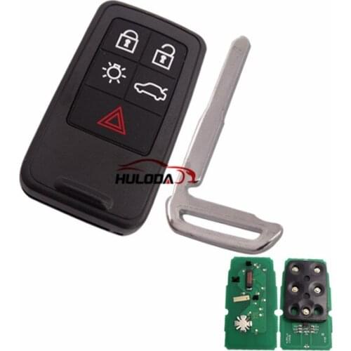 "For Volvo 5 button remote key with 902mhz PCF7945/7953 chip"