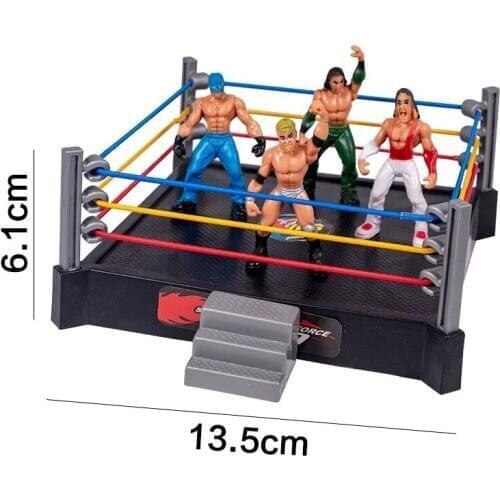 Among Us Wrestlers Wrestling Characters Gladiator Model Ring Character Scene Model Set Decoration Arena Fighting Game Favorites