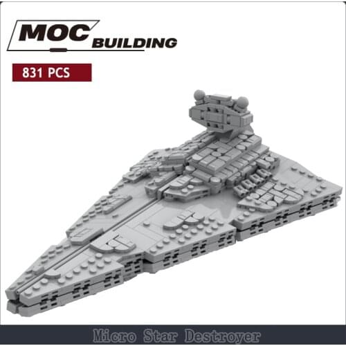 Star Series Wars Empire Star Destroyer suit building block MOC building block toys Micro Star Destroyer