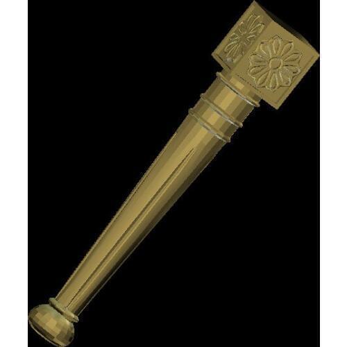 Furniture table desk cabinet chair sofa bed leg 3D model STL format file Artcam N42