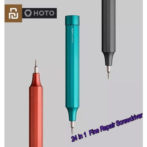 New XIAOMI Hoto 24 in 1 Precision Mini Screwdriver Set Multi-function Screwdriver Magnetic Storage Box 24PCS Drill Bit