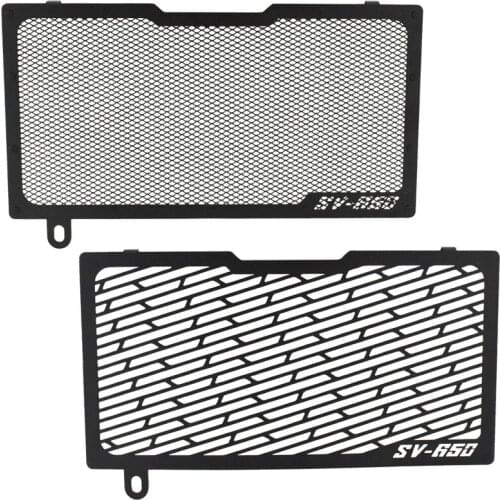 Motorcycle Front Radiator Grille Guard Cover Protector Black For SUZUKI SV650 SV650X SV 650 X 650X 2016 2017 2018 2019 2020